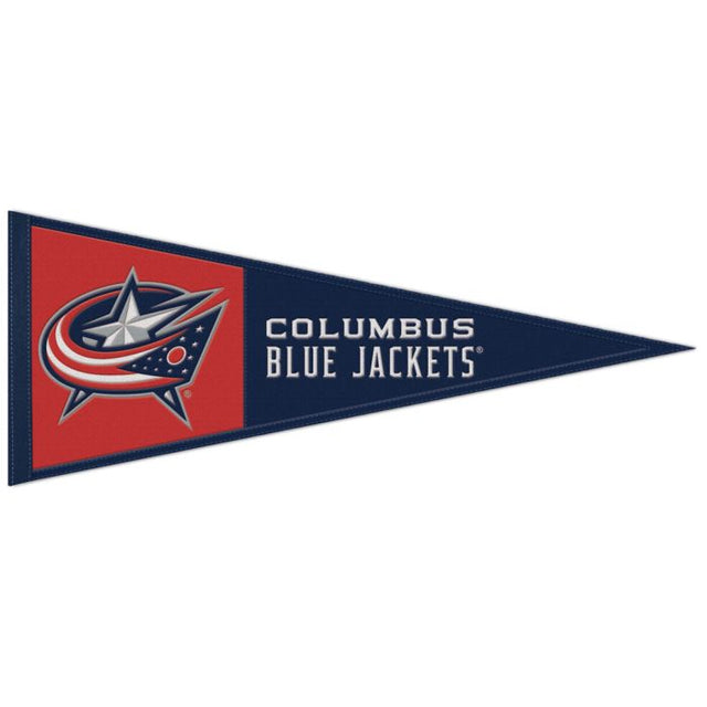 Columbus Blue Jackets Wool Pennant 13" x 32"