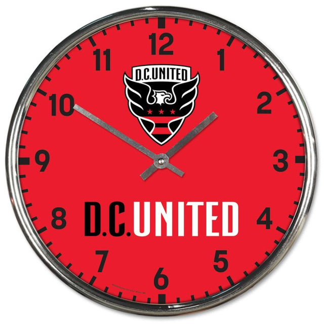 Reloj cromado DC United