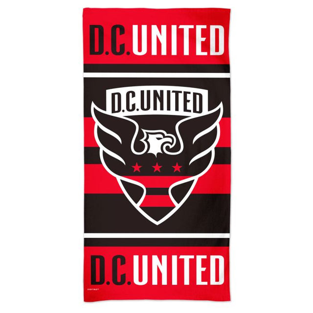 Toalla de playa Spectra con el logotipo de DC United de 30" x 60"