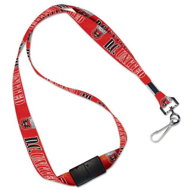 Cordones DC United con cierre de seguridad de 3/4"