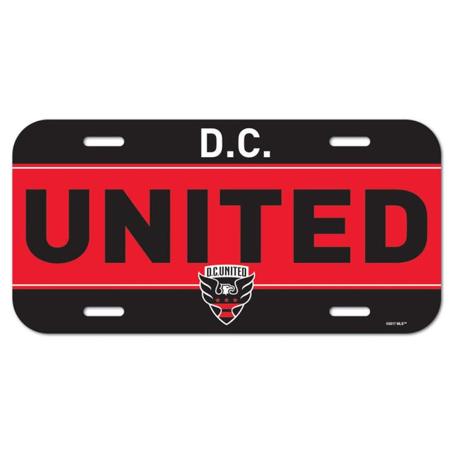 D.C. United License Plate