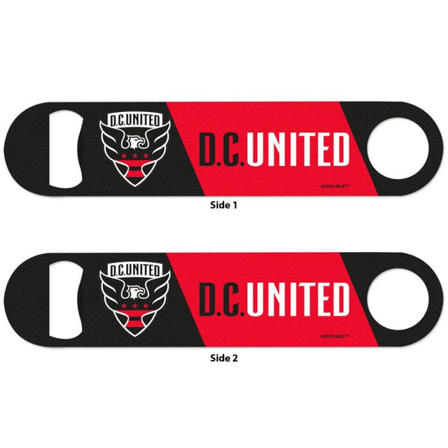 Abridor de botellas de metal de dos lados de DC United