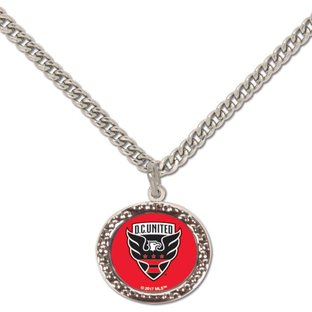 Collar DC United con tarjeta de joyería con dije