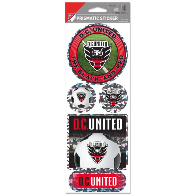 DC United 棱镜贴花 4 英寸 x 11 英寸