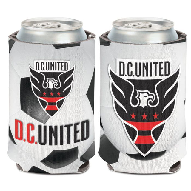 Enfriador de lata con forma de balón de fútbol del DC United, 12 oz.