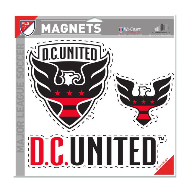 Imán de vinilo de DC United de 11" x 11"