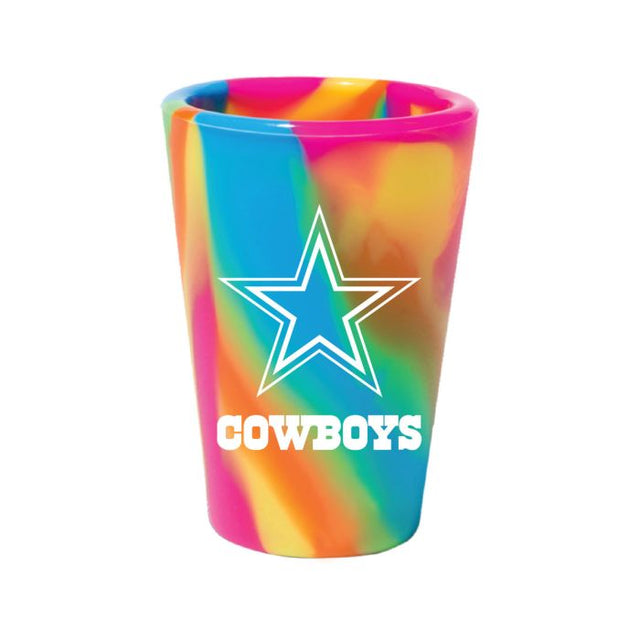 Vaso de chupito de silicona de 1,5 oz de los Dallas Cowboys