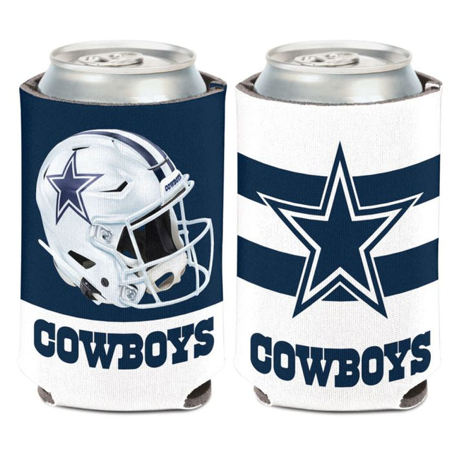 Enfriador de lata con forma de casco alternativo de los Dallas Cowboys, 12 oz.