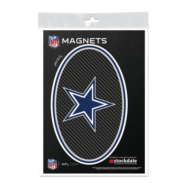 Imanes para exteriores de carbono de los Dallas Cowboys de 5" x 7"