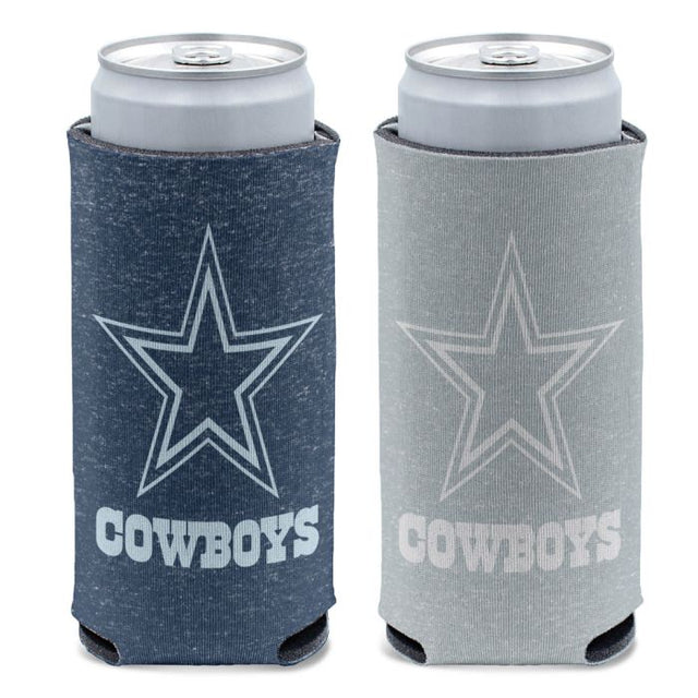 Enfriador de latas delgadas de 12 oz de color jaspeado de los Dallas Cowboys