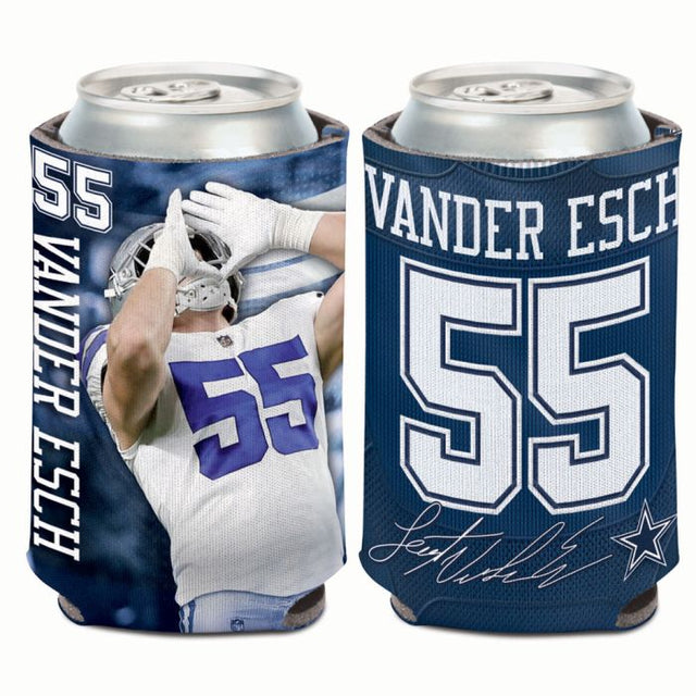 Enfriador de latas de 12 onzas de los Dallas Cowboys de Leighton Vander Esch