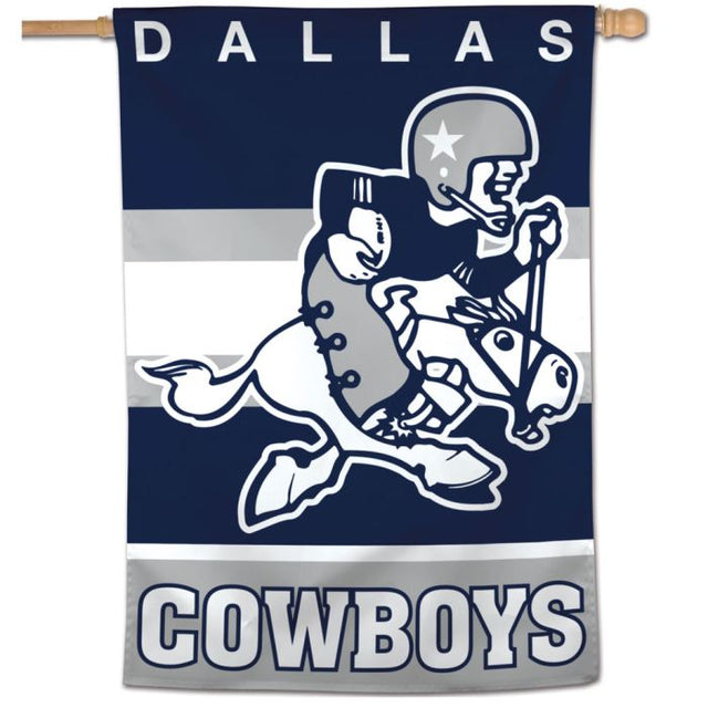 Bandera vertical con el logotipo clásico de los Dallas Cowboys, de 28" x 40"