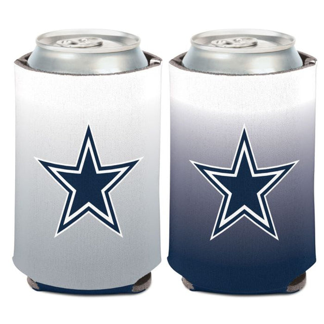 Enfriador de lata con baño de color Dallas Cowboys de 12 oz.