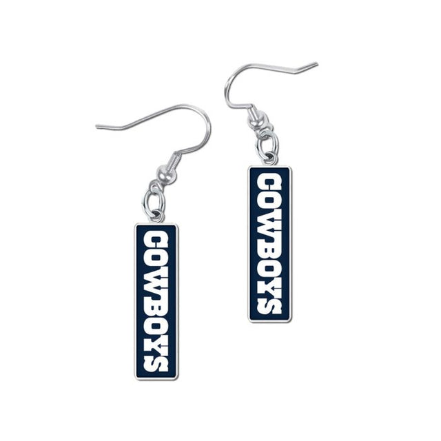 Dallas Cowboys Earrings Jewelry Carded Round