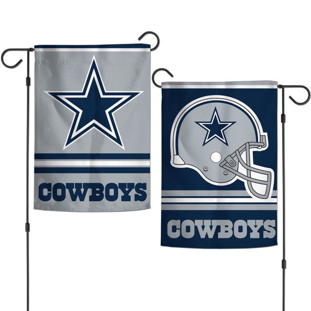 Banderas de jardín de los Dallas Cowboys, de 2 lados, 12,5" x 18"