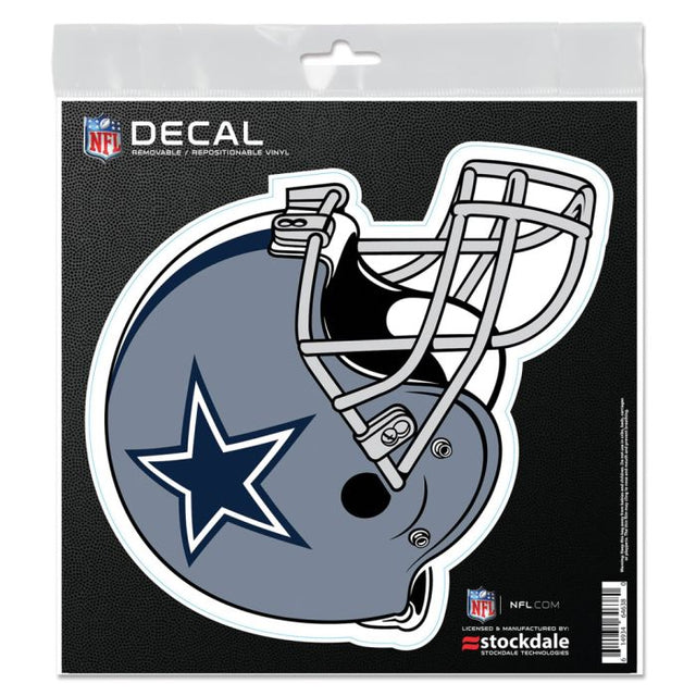 Calcomanía para todo tipo de superficies de los Dallas Cowboys HELMET de 6" x 6"