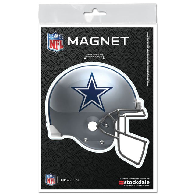 Imanes para exteriores con el casco de los Dallas Cowboys, 3" x 5"