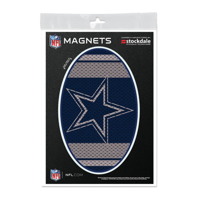 Imanes para exteriores con la camiseta de los Dallas Cowboys, 5" x 7"