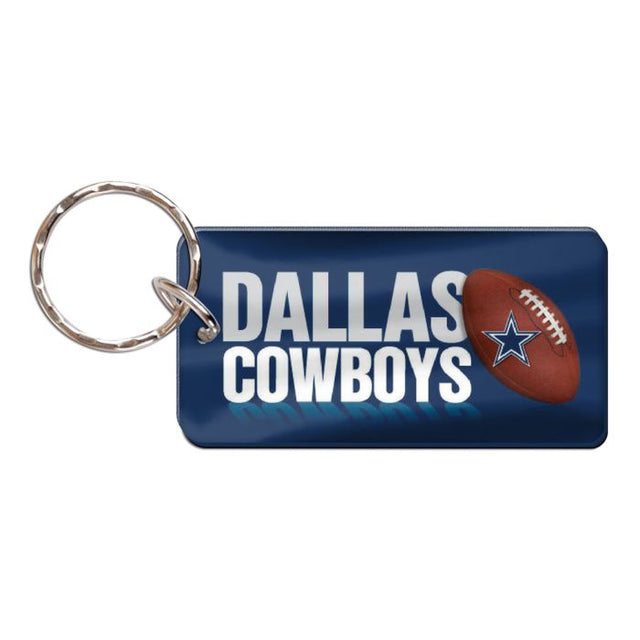 Llavero rectangular de los Dallas Cowboys