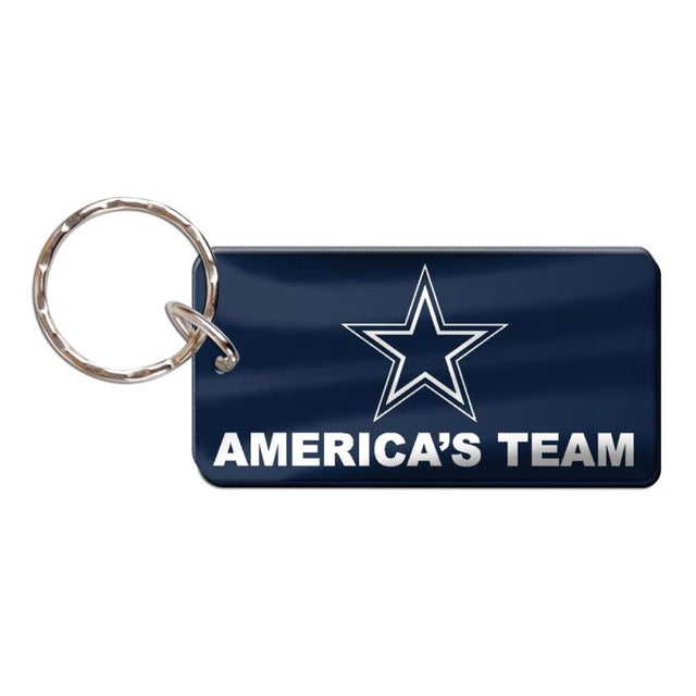 Llavero rectangular de los Dallas Cowboys