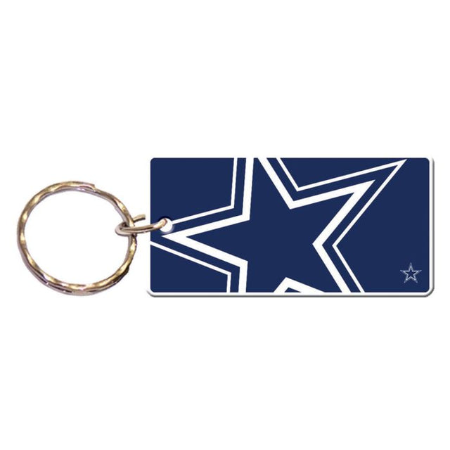 Llavero rectangular MEGA de los Dallas Cowboys