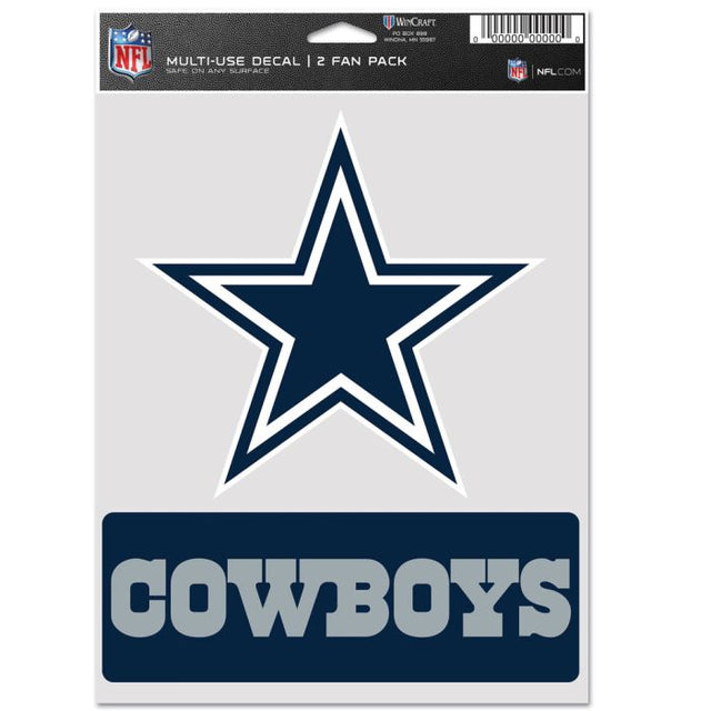 Paquete multiusos para dos aficionados de los Dallas Cowboys