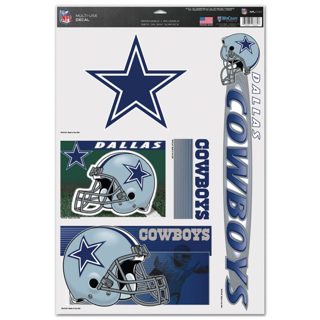 Calcomanía multiusos de los Dallas Cowboys, 11" x 17"