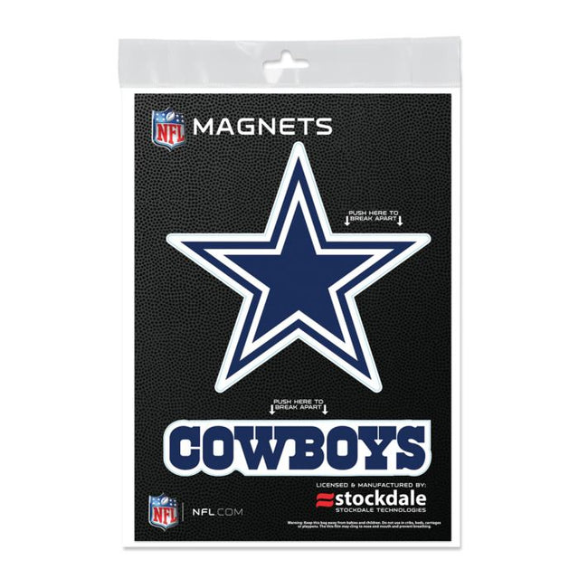 Imanes para exteriores de los Dallas Cowboys, 5" x 7"