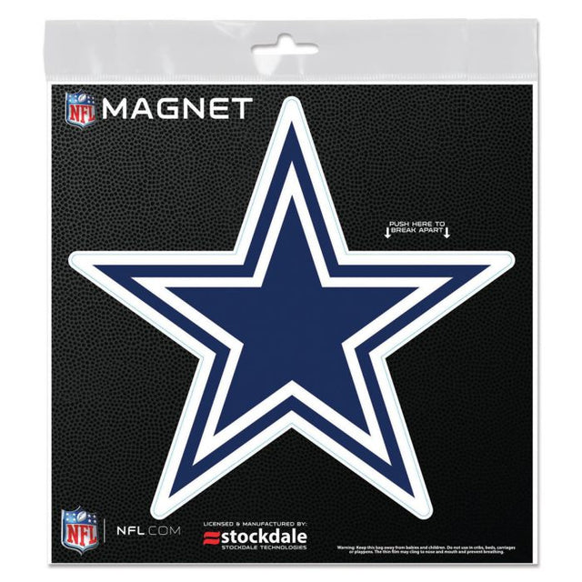 Imanes para exteriores de los Dallas Cowboys, 6" x 6"