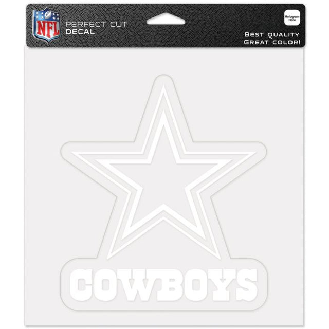 Calcomanía de corte perfecto de los Dallas Cowboys de 17" x 17"