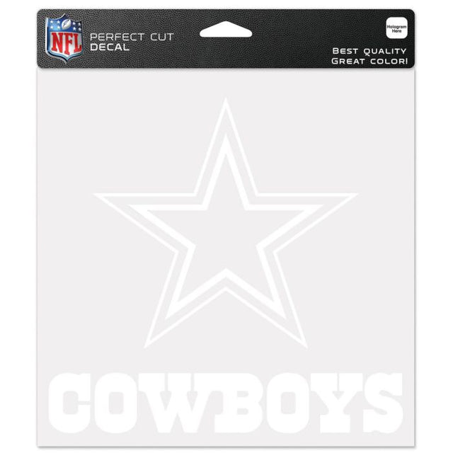 Calcomanías de corte perfecto de los Dallas Cowboys de 8" x 8"