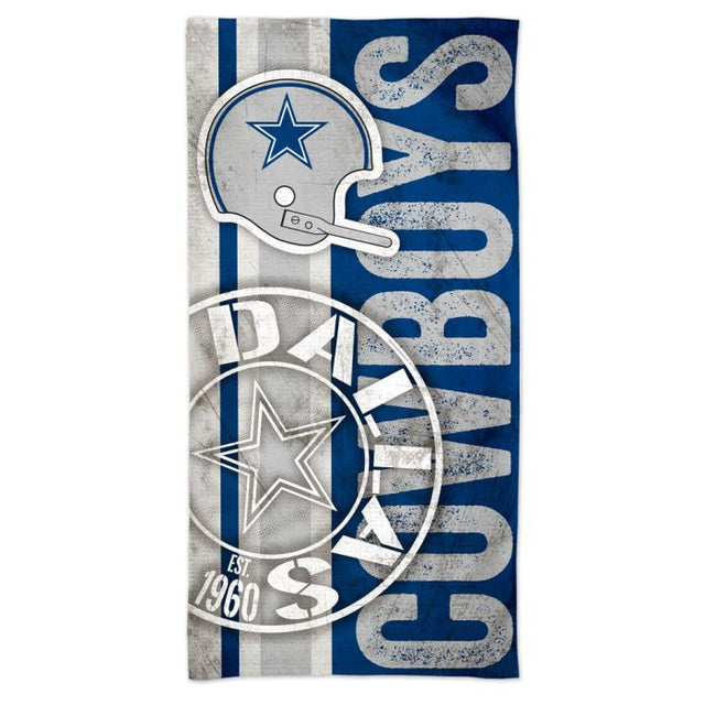 Toalla de playa Spectra RETRO de los Dallas Cowboys de 30" x 60"