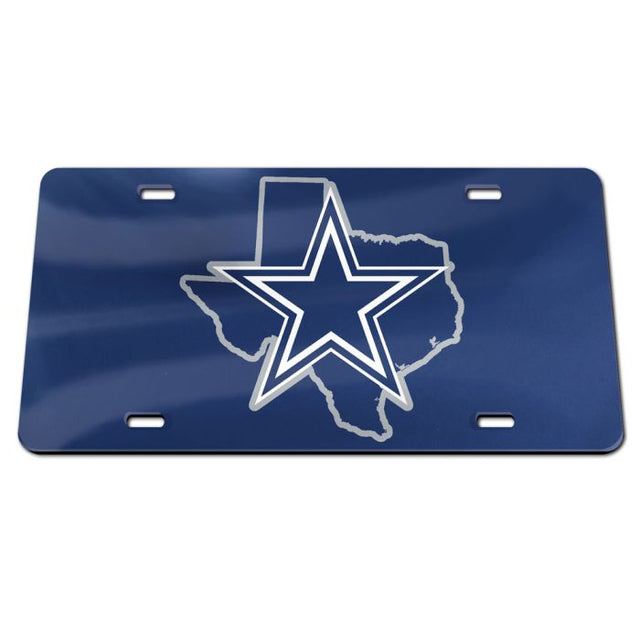 Matrícula especial de acrílico STATE de los Dallas Cowboys