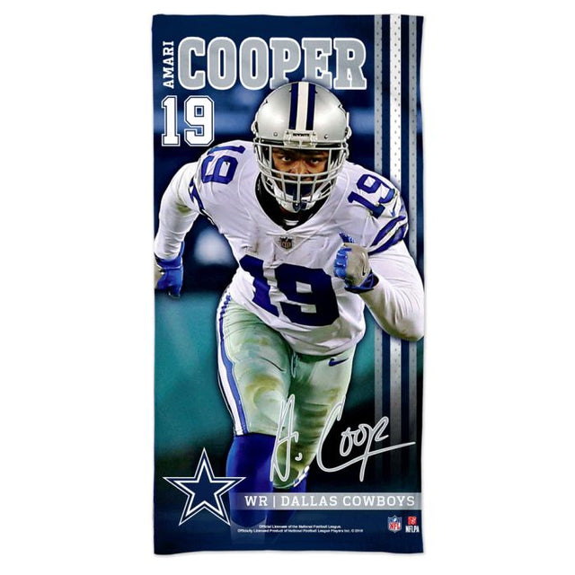 Toalla de playa Spectra de los Dallas Cowboys de 30" x 60" de Amari Cooper