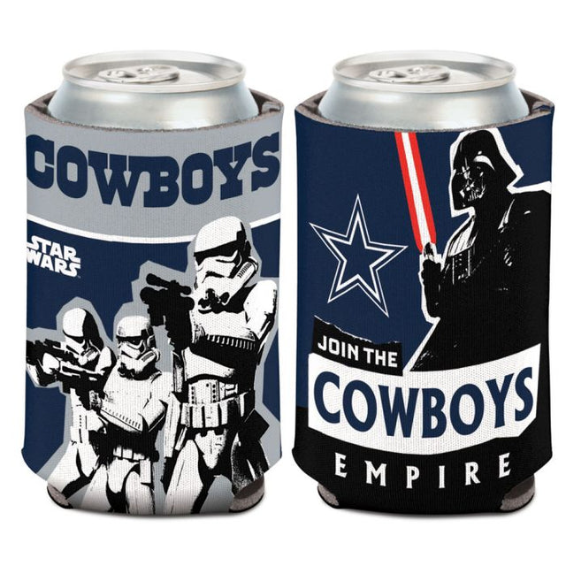 Enfriador de lata Dallas Cowboys / Star Wars Darth Vader de 12 oz.