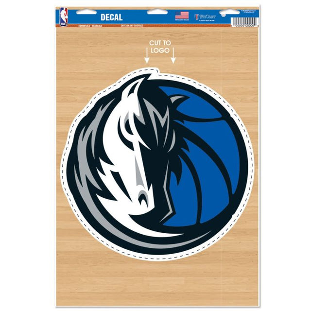 Dallas Mavericks 1 piece Multi-Use Decal 11" x 17"