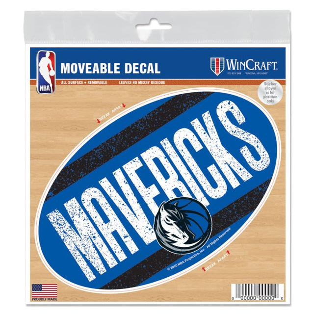 Dallas Mavericks All Surface Decal 6" x 6"