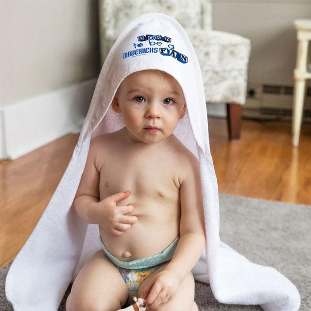 Dallas Mavericks BORN All Pro Hooded Baby Towel