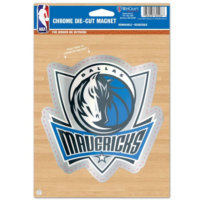 Dallas Mavericks Chrome Magnet 6.25 x 9