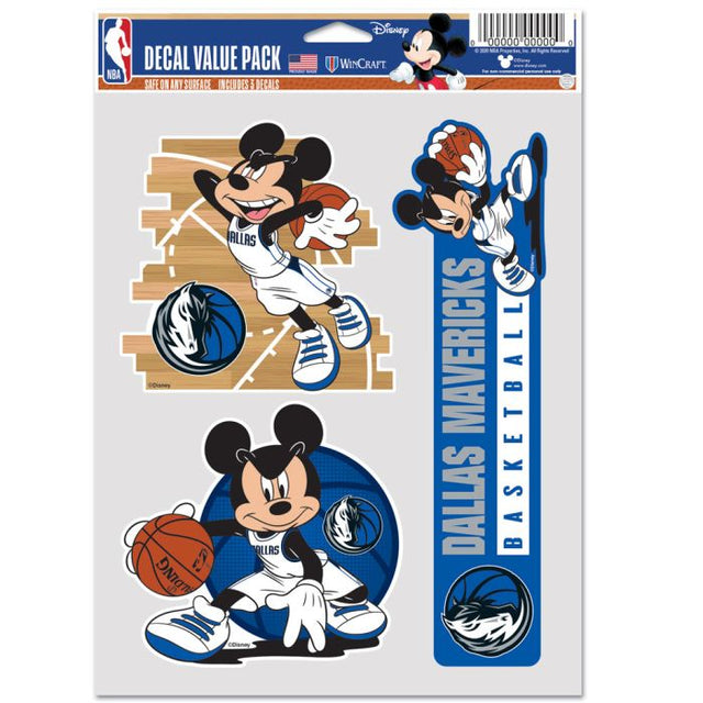 Dallas Mavericks / Disney Multi Use 3 Fan Pack