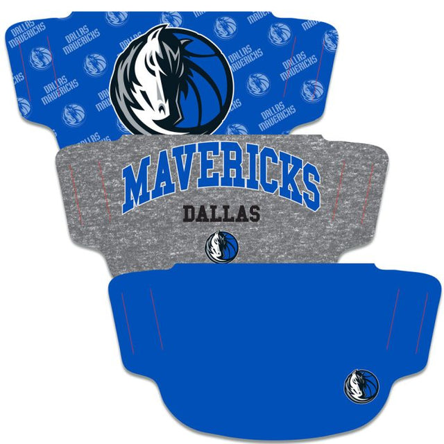 Dallas Mavericks Fan Mask Face Cover 3 Pack