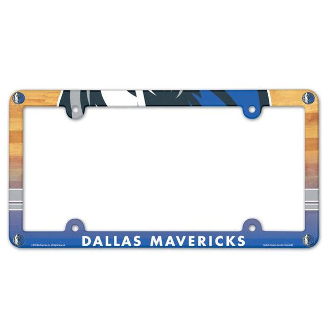 Dallas Mavericks Lic Plate Frame Full Color