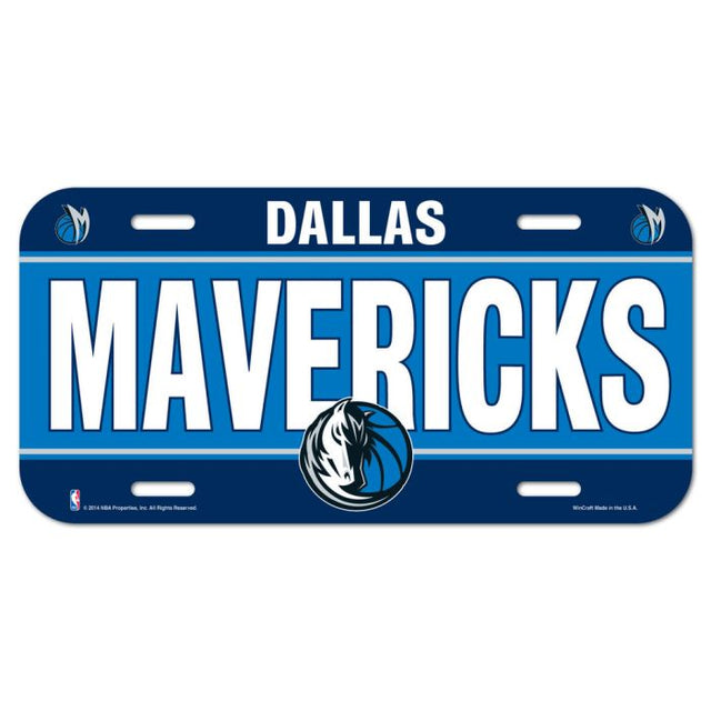 Dallas Mavericks License Plate