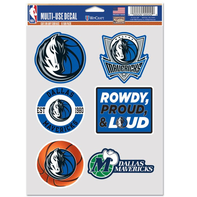 Dallas Mavericks Multi Use 6 Fan Pack