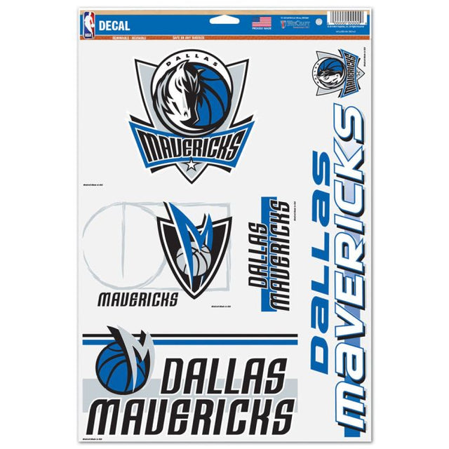 Dallas Mavericks Multi Use Decal 11" x 17"