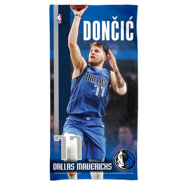 Dallas Mavericks Spectra Beach Towel 30" x 60" Luka Doncic