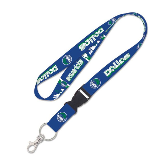 Dallas Mavericks city Lanyard w/detachable buckle 1"