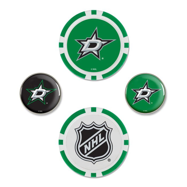 Juego de cuatro marcadores de pelota de los Dallas Stars