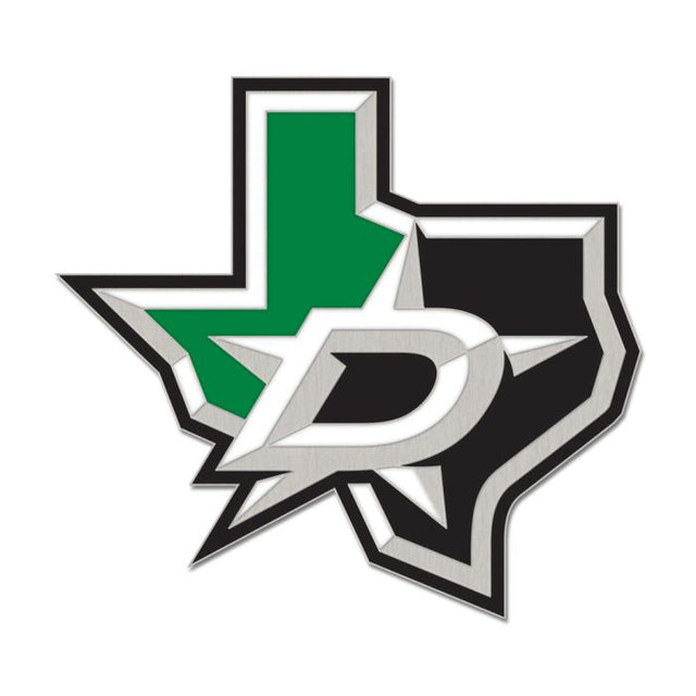 Tarjeta de joyería con pin esmaltado de colección de los Dallas Stars