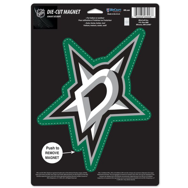 Dallas Stars Die Cut Logo Magnet 6.25" x 9"